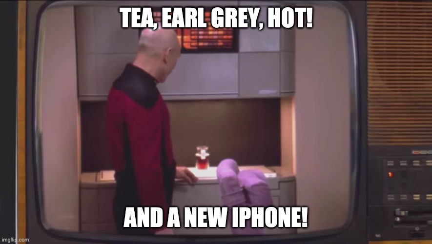 Tea, Earl Grey Hot... and a new iPhone! - The Impact of Replicators
